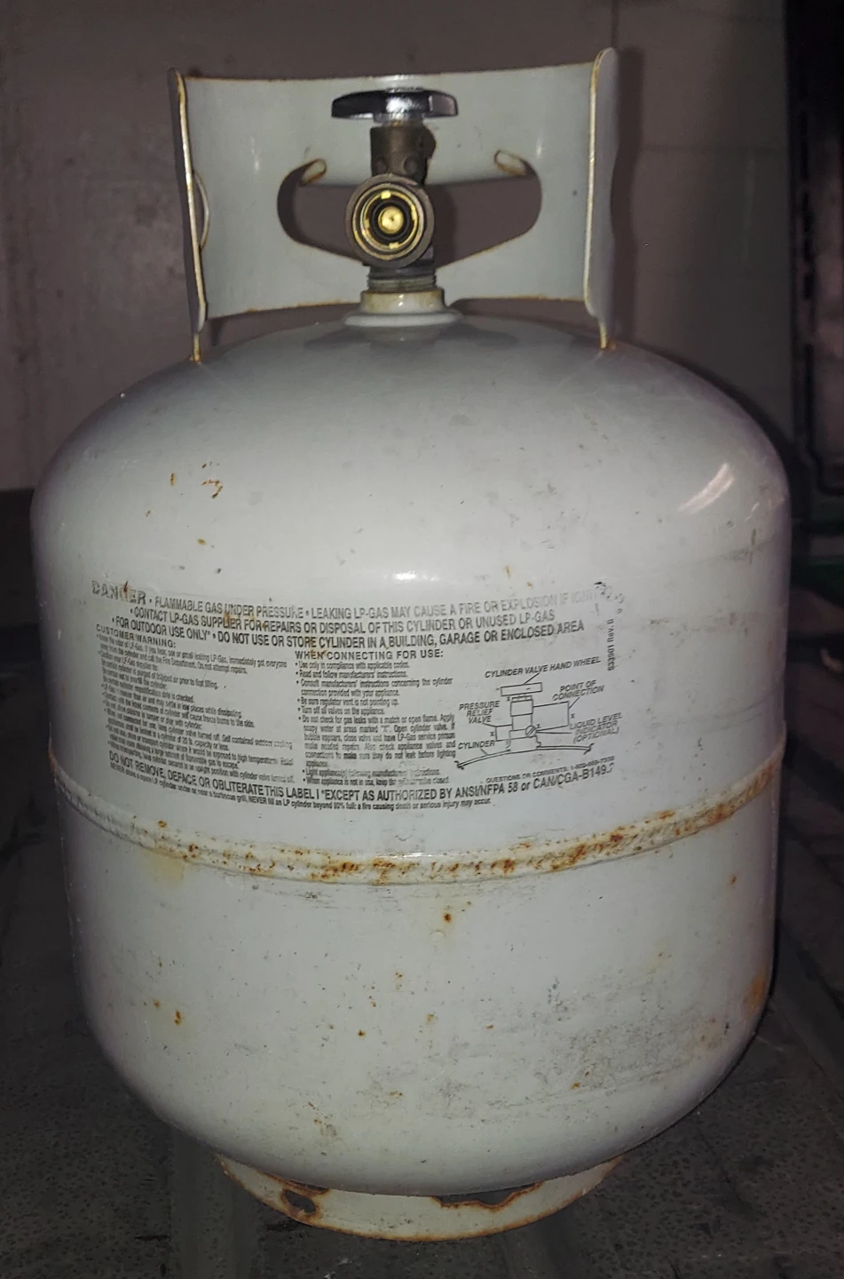 Manchester Propane Tank Cylinder
