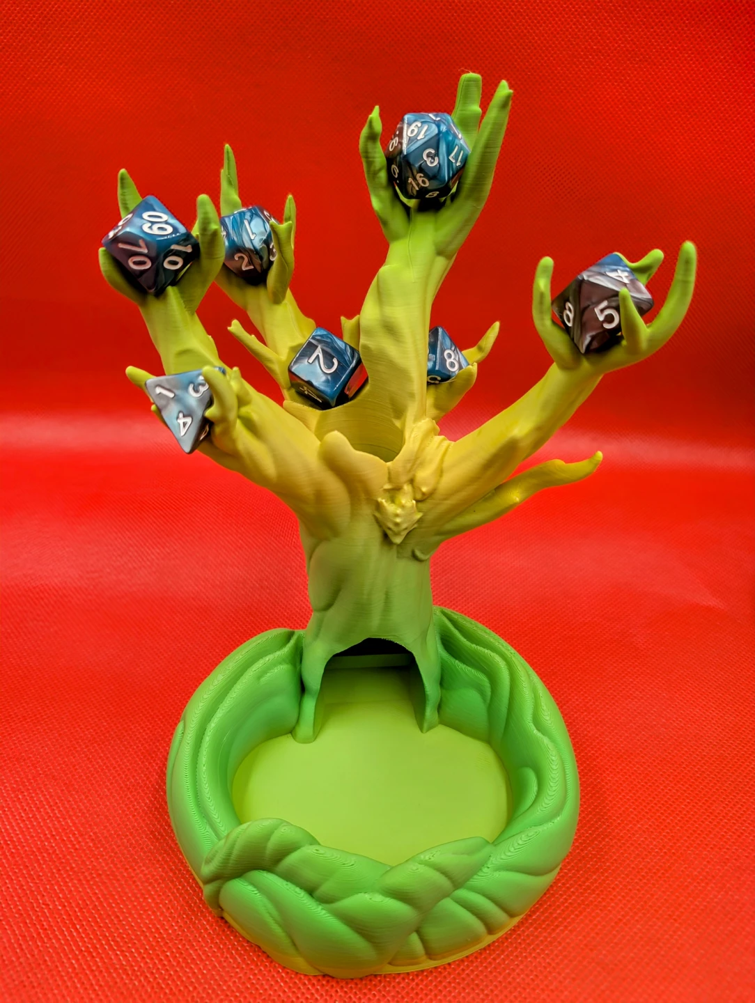 3D Printed Tree Dice Tower with Rolling Tray - photo 4