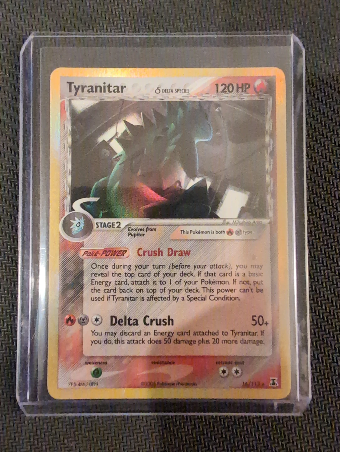 Tyranitar Ex Delta Species Holo Rare 16/113 - Pokemon - photo 3