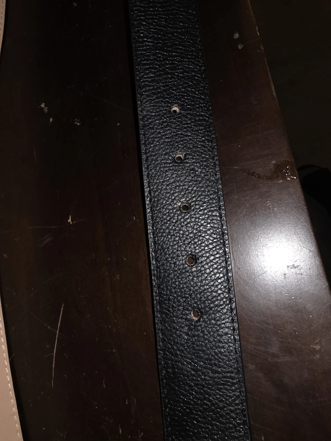 Hermès Black Leather Belt - photo 4