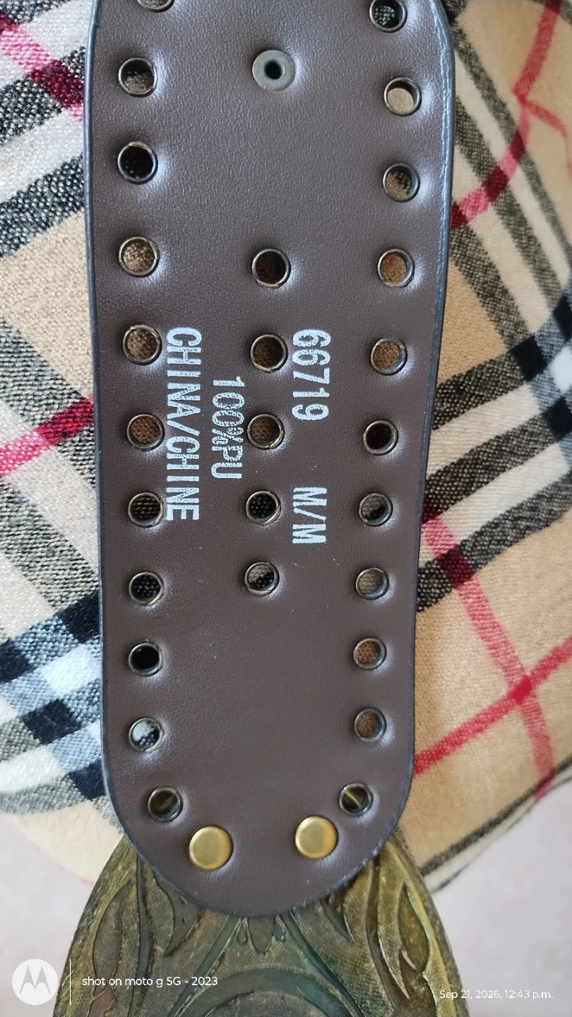 🏈 Brown Decorative Waist Belt - photo 3