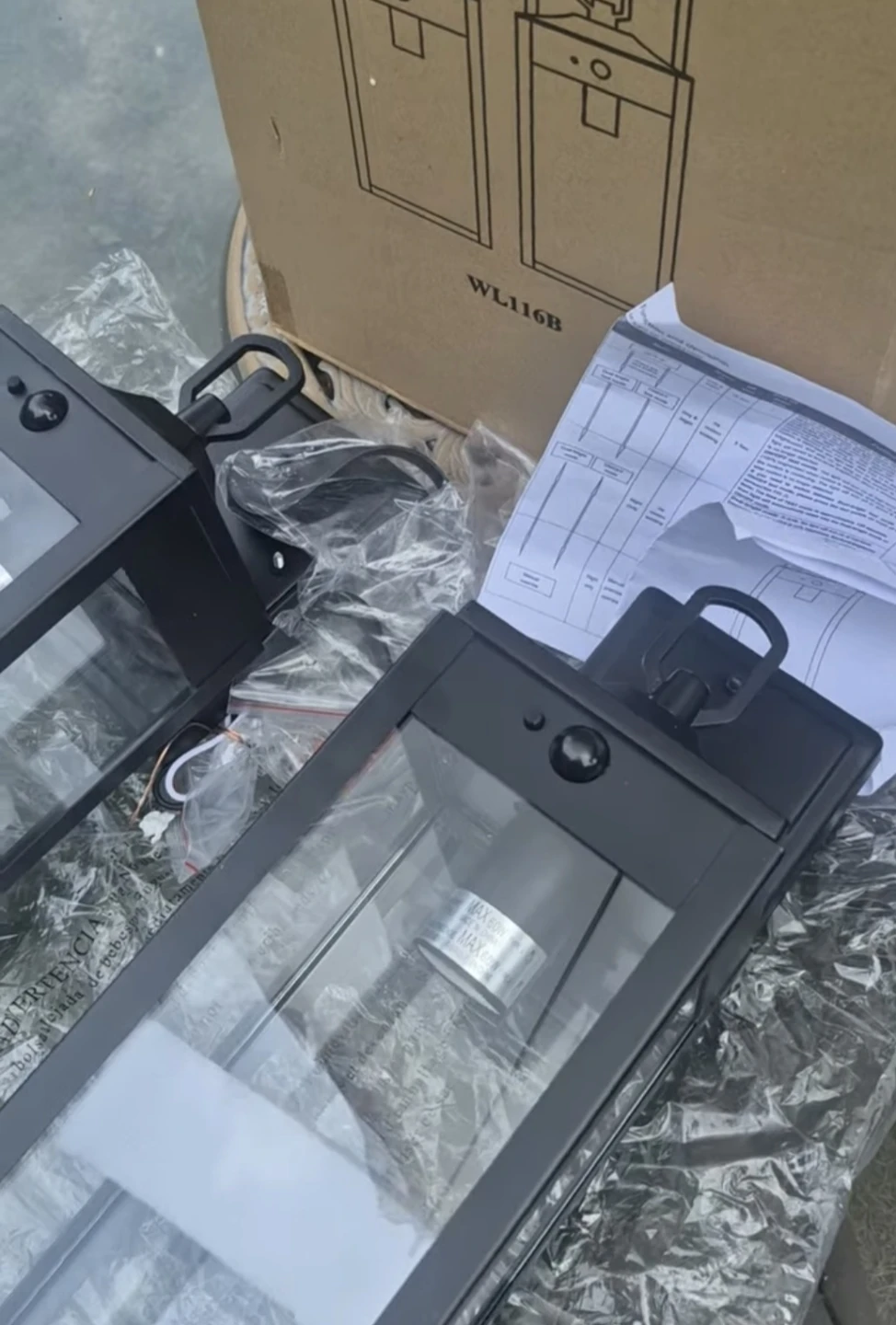 2 New Outdoor Motion Sensor Dusk-to-Dawn Wall Light - photo 3