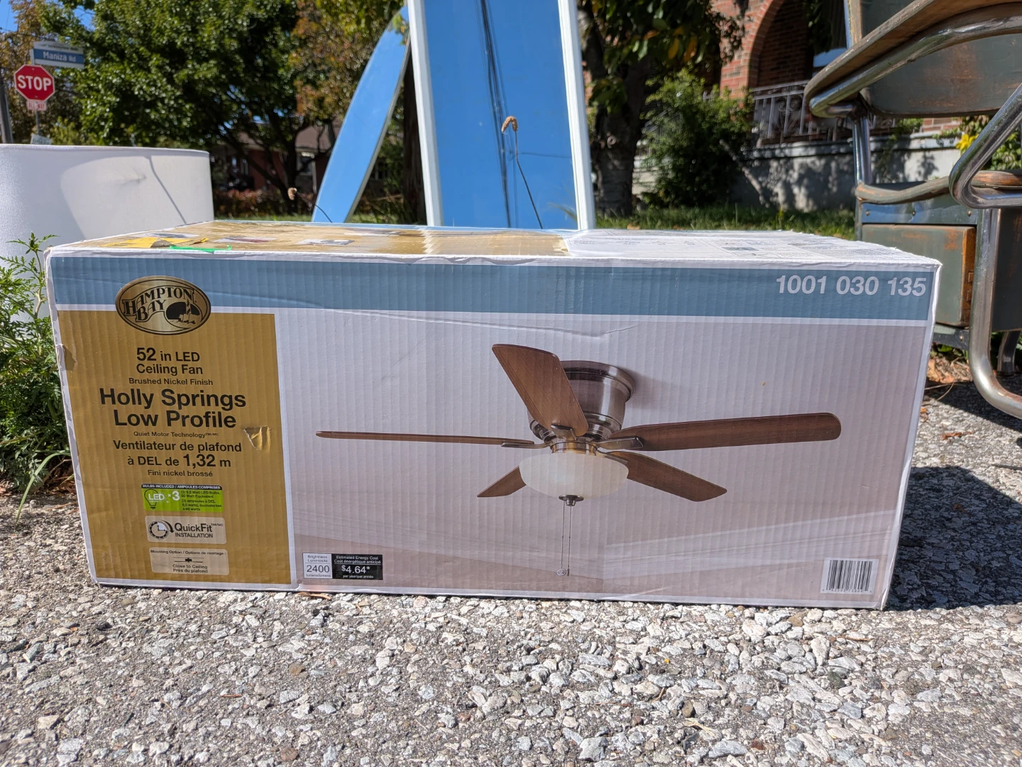Ceiling Fan and light