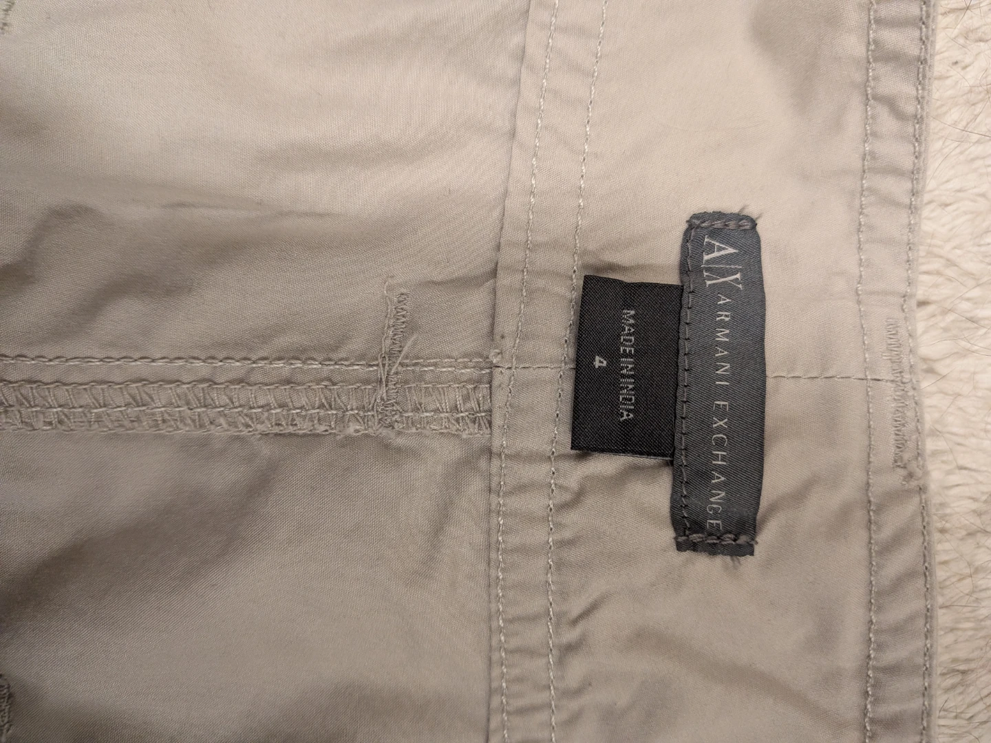 Armani Exchange Beige Shorts Size 4 - photo 4