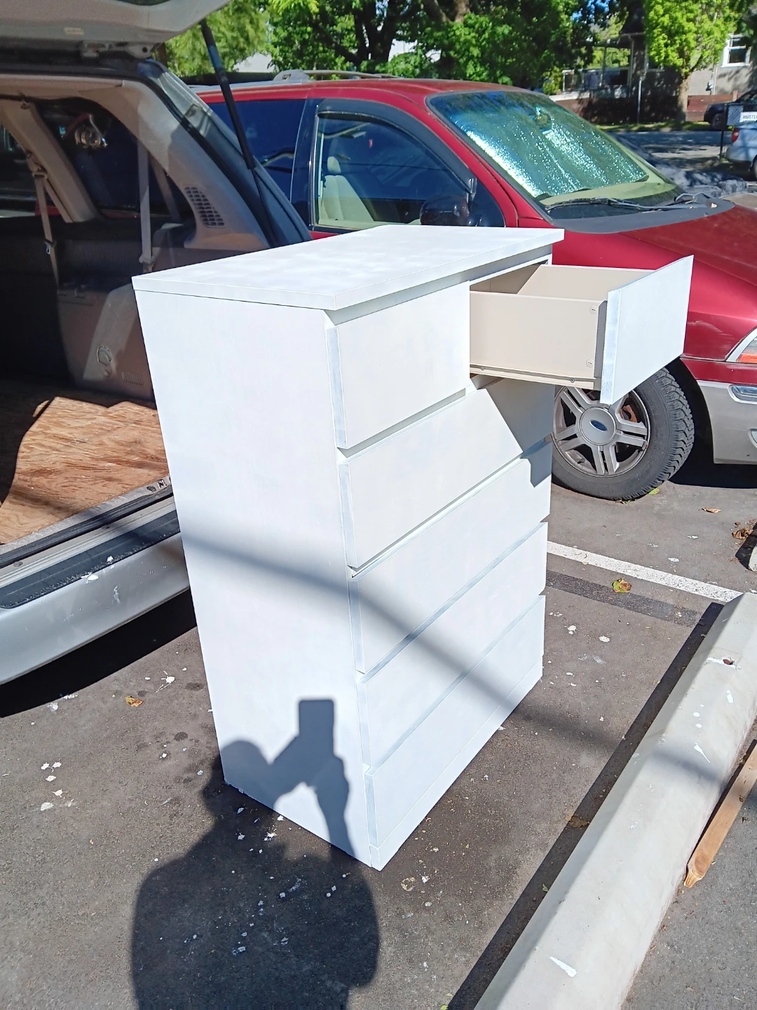 IKEA Malm 6-Drawer Dresser White - photo 3