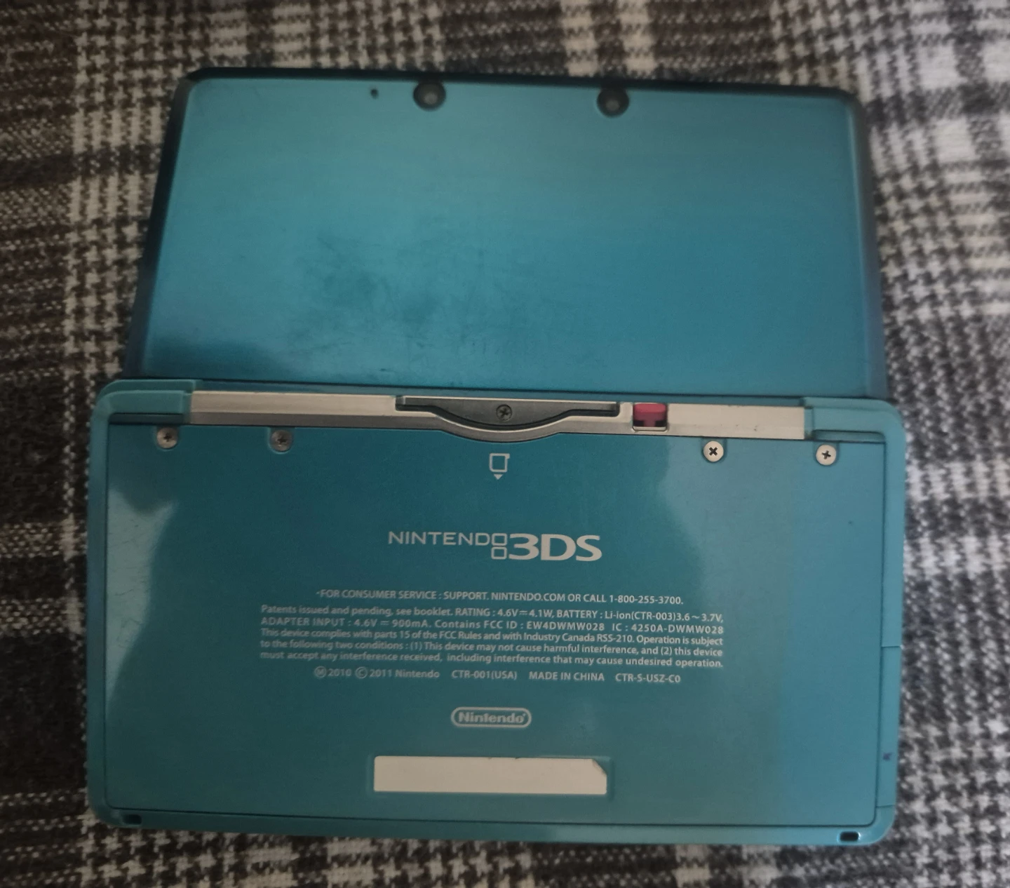 Nintendo 3DS Aqua Blue with Games and Accessories - photo 4