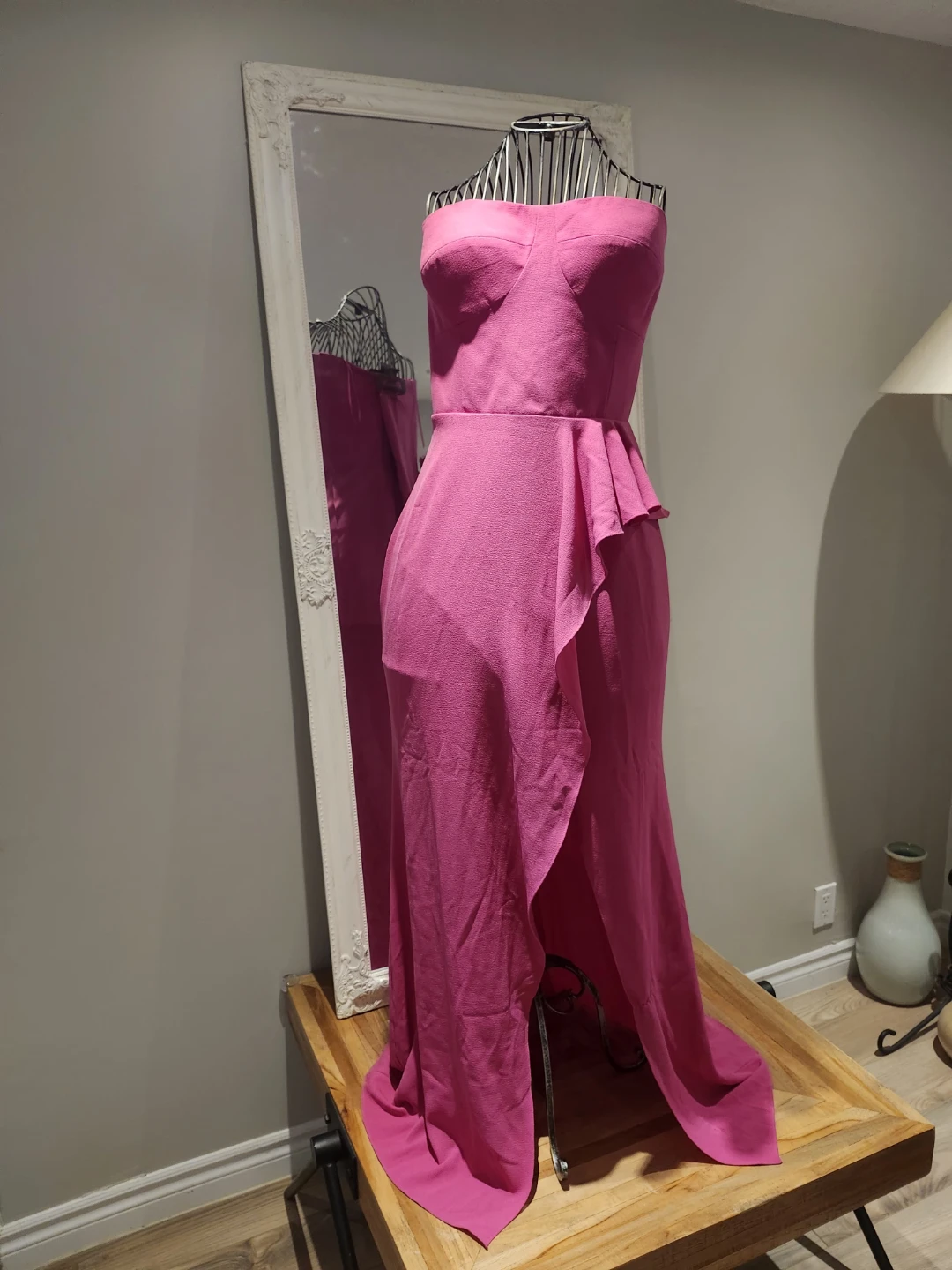 Strapless Formal Gown - Pink
