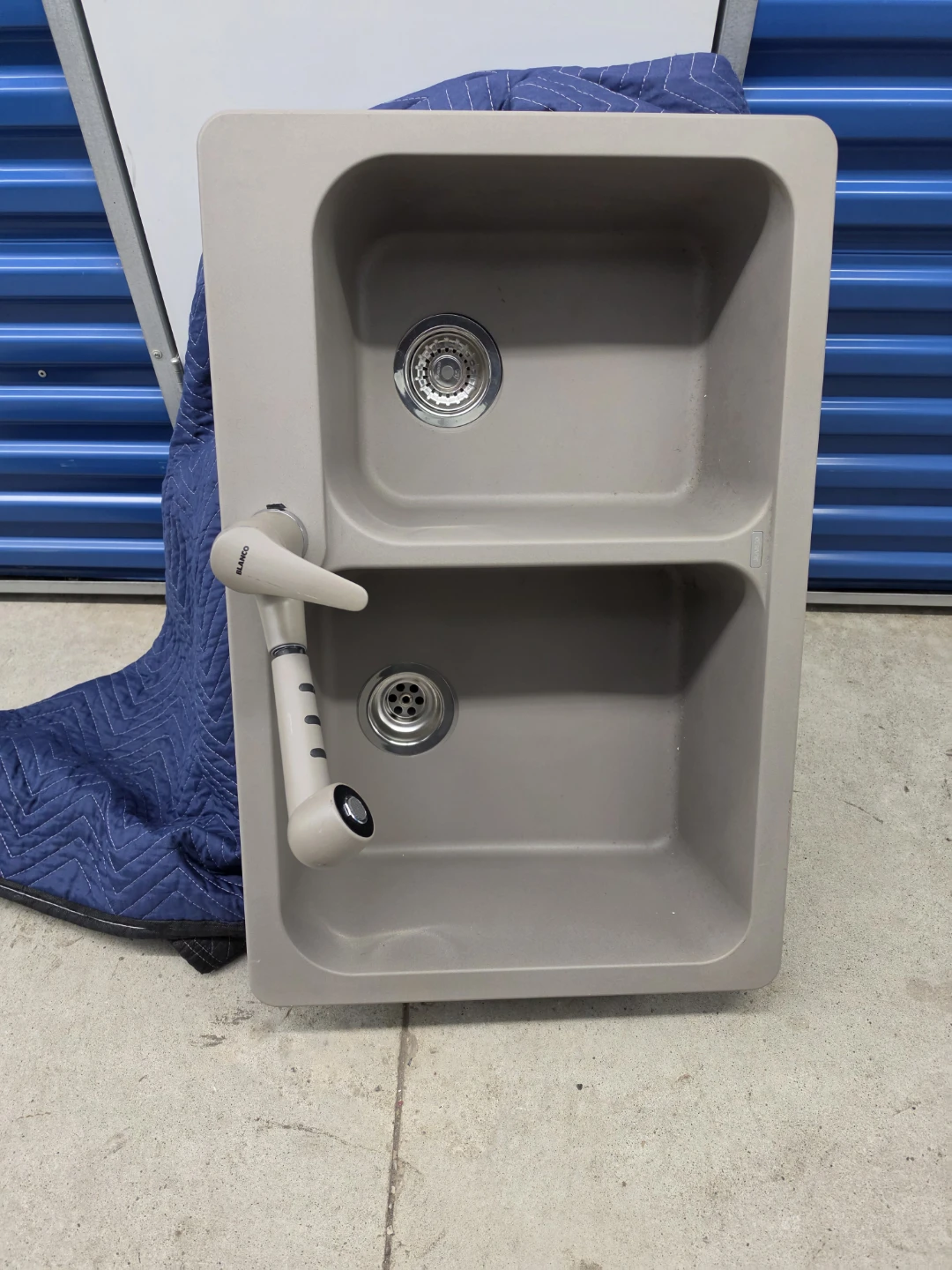 Blanco Double Basin Sink with Faucet - photo 2