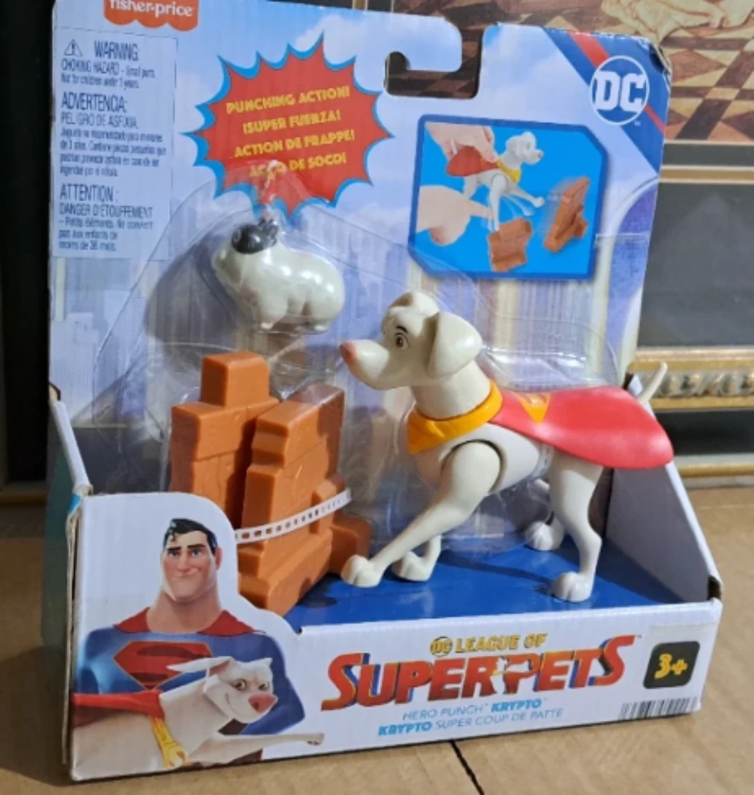 DC League of Super-Pets Hero Punch Krypto Figure