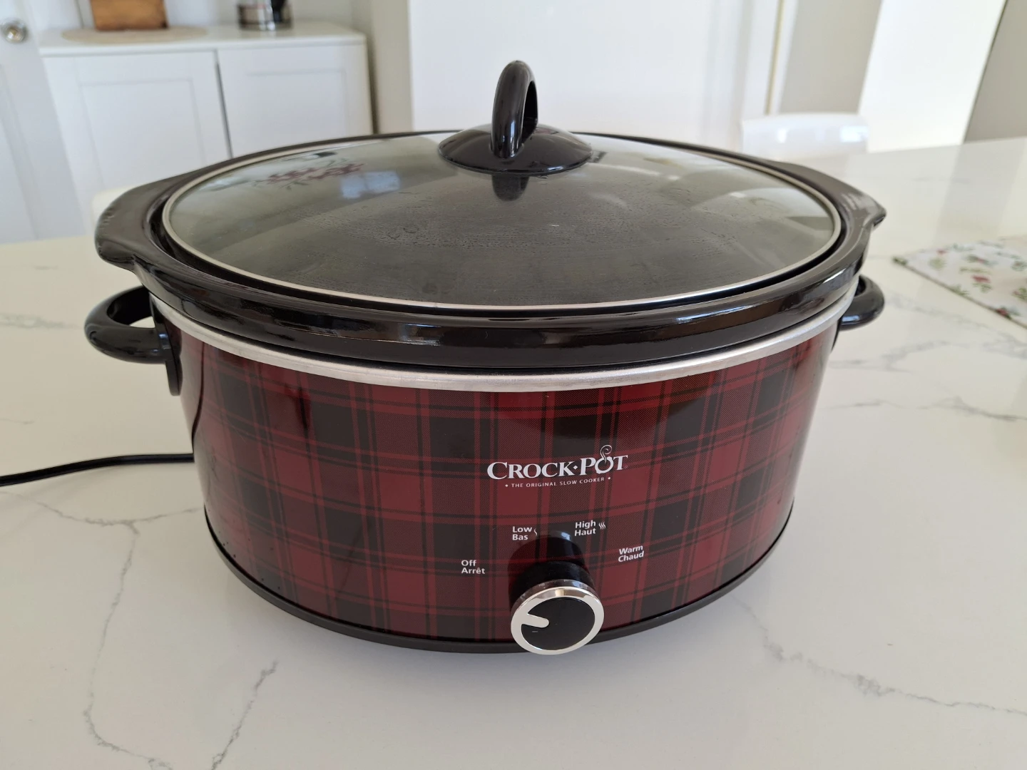Crock-Pot Red Plaid Slow Cooker - photo 2