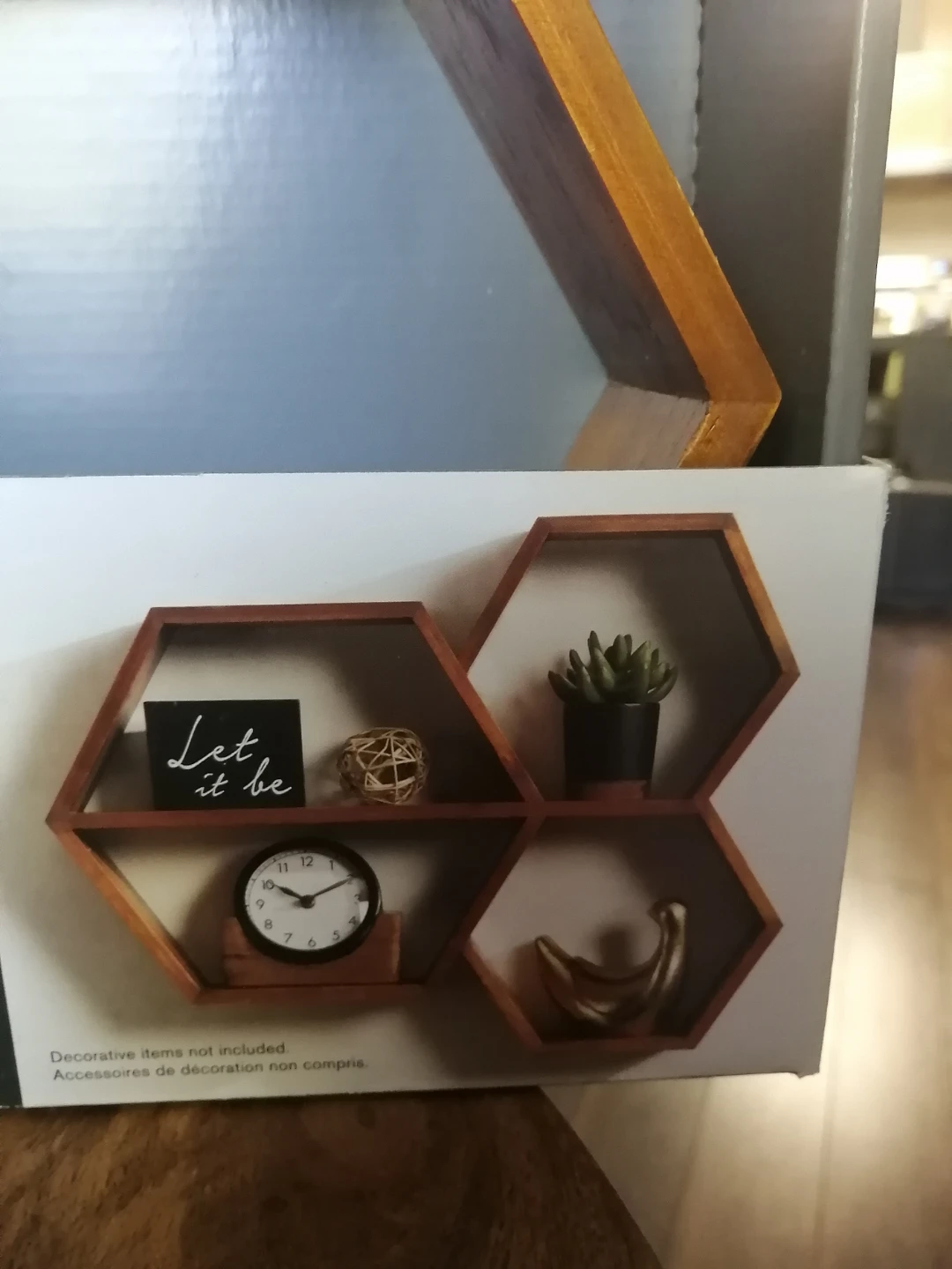 Hometrends Hexagon Wall Decor - photo 2