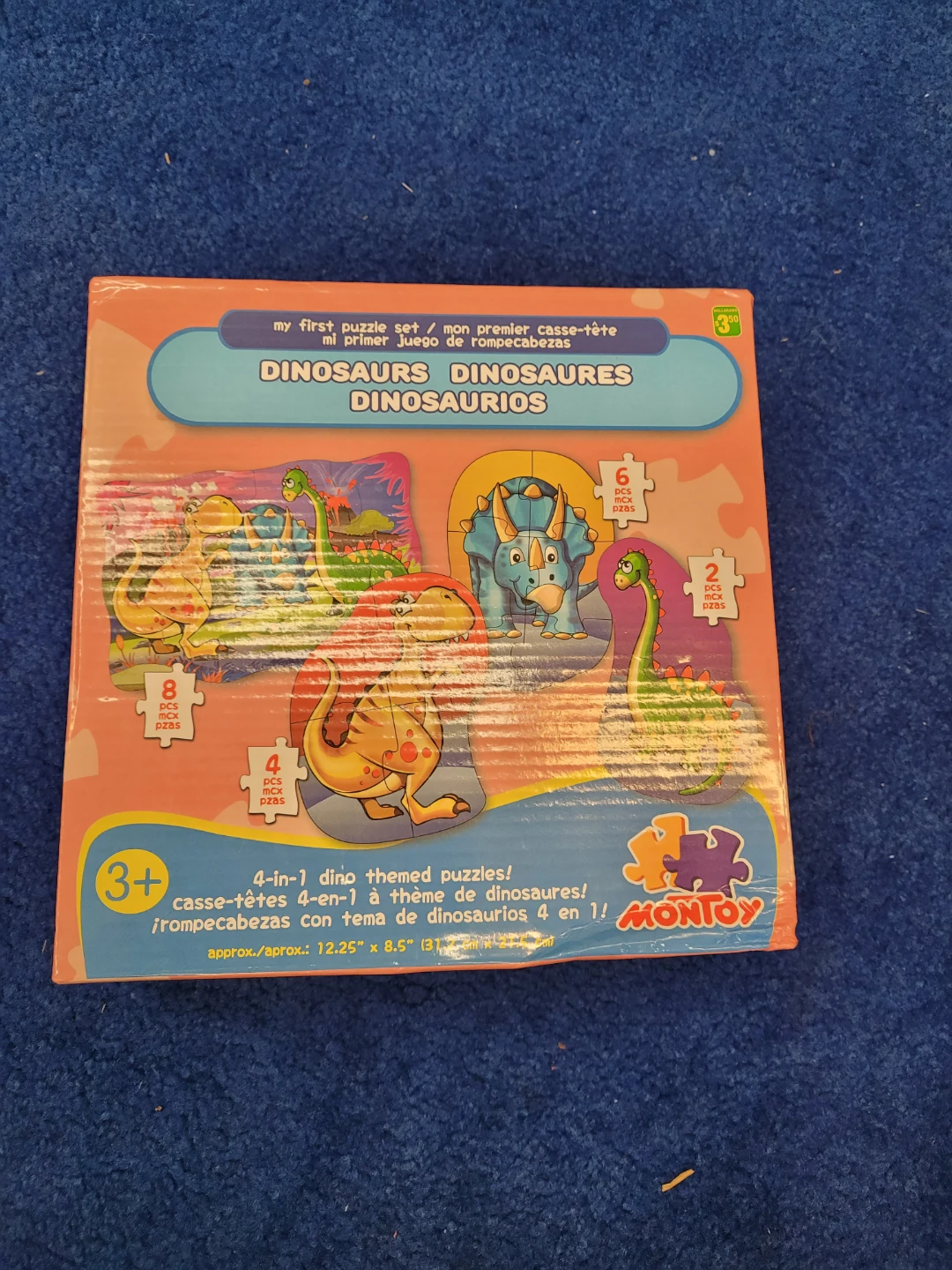 Montoy 4-in-1 Dinosaur Puzzle Set