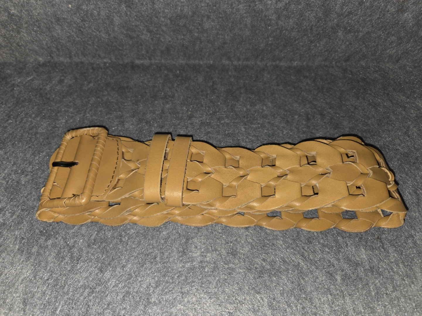 Chico's Tan Woven Leather Belt - photo 5