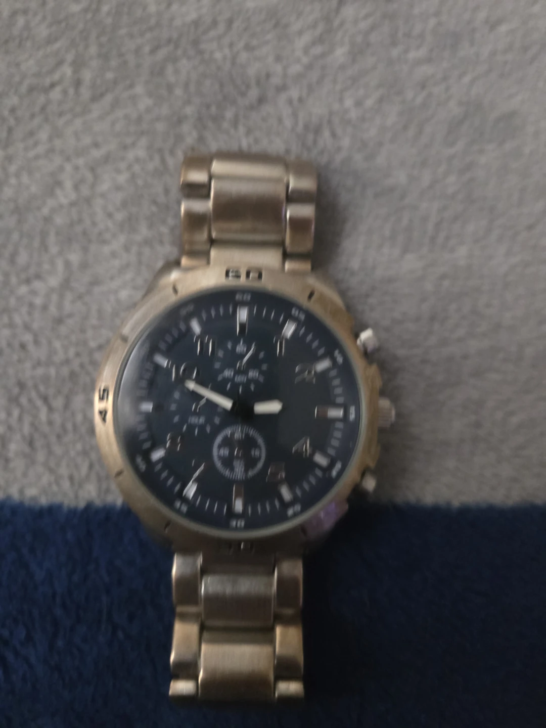 Staples Stainless Steel Chronograph Watch