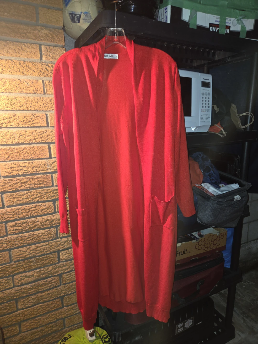 Grace Karin Red Knit Cardigan