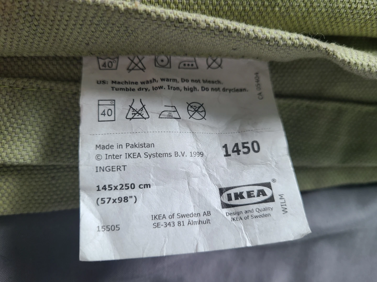 IKEA INGERT Curtains - Green - photo 2