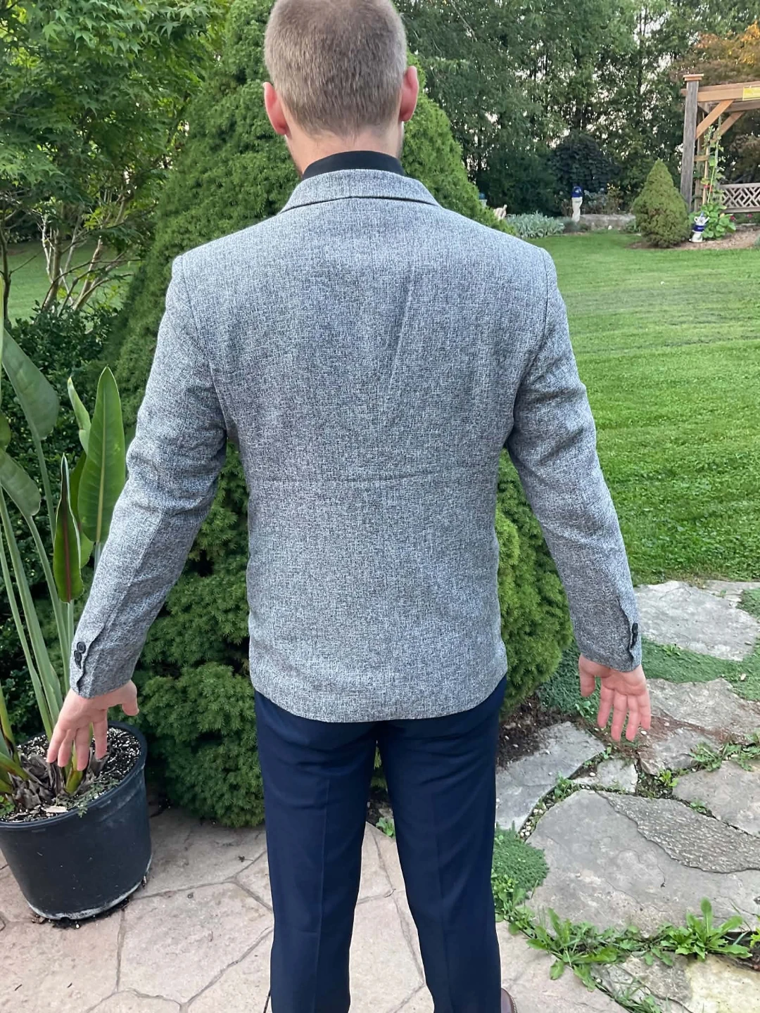 Proper Pair Textured Blazer Size Small - photo 2