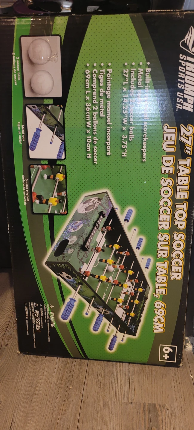 27" Table Top Soccer Game  -  New in box - photo 2
