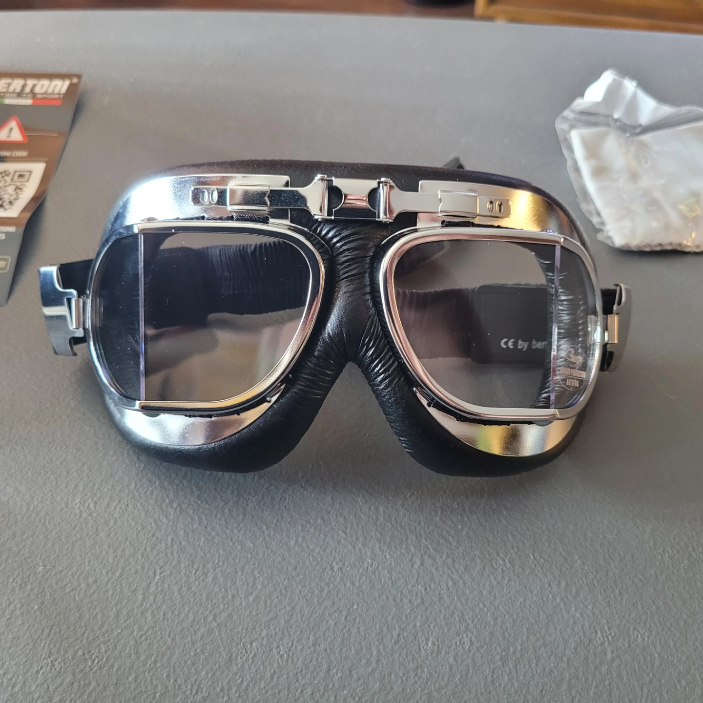 Bertoni Motorcycle Goggles