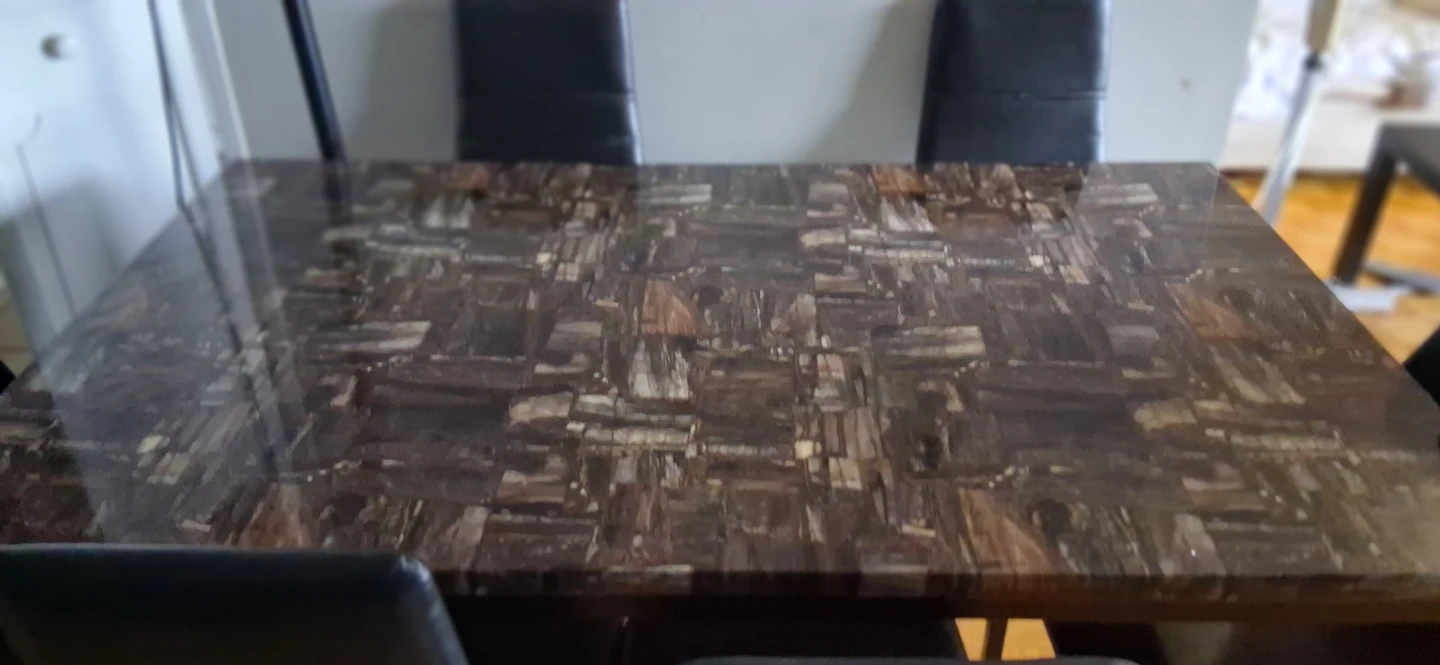 Dining Table with Six Matching Chairs - photo 3
