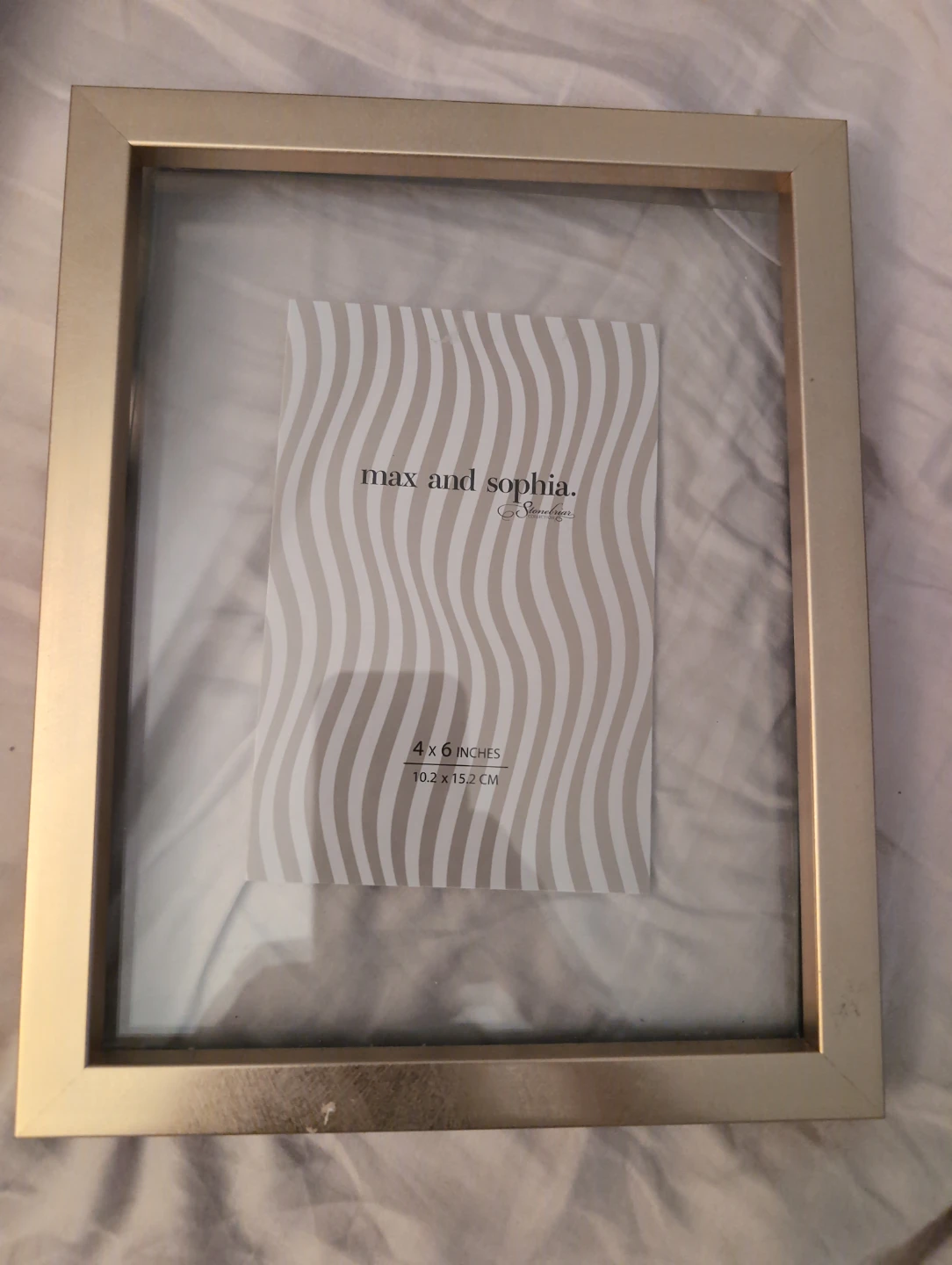 Max and Sophia Gold Picture Frame