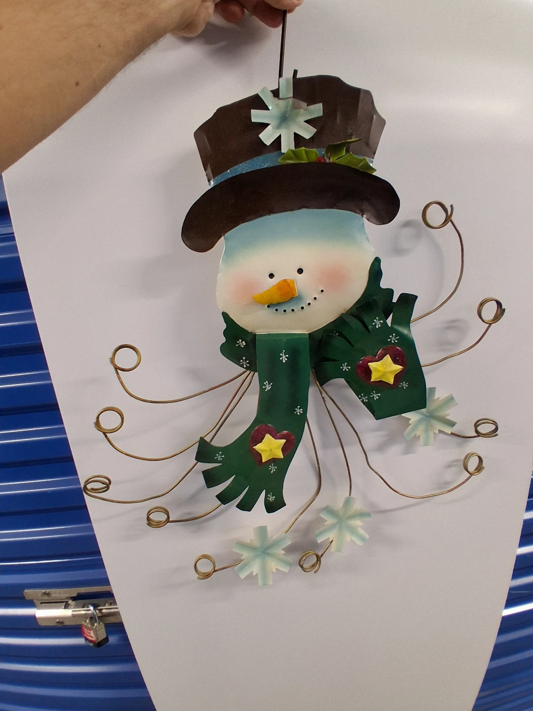 Snowman Christmas Decoration Card Holder