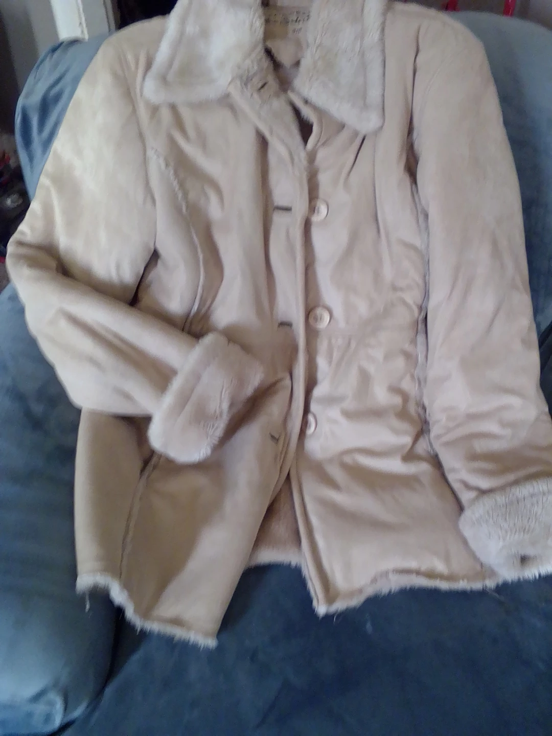 Fairweather Faux Suede Jacket Size Small