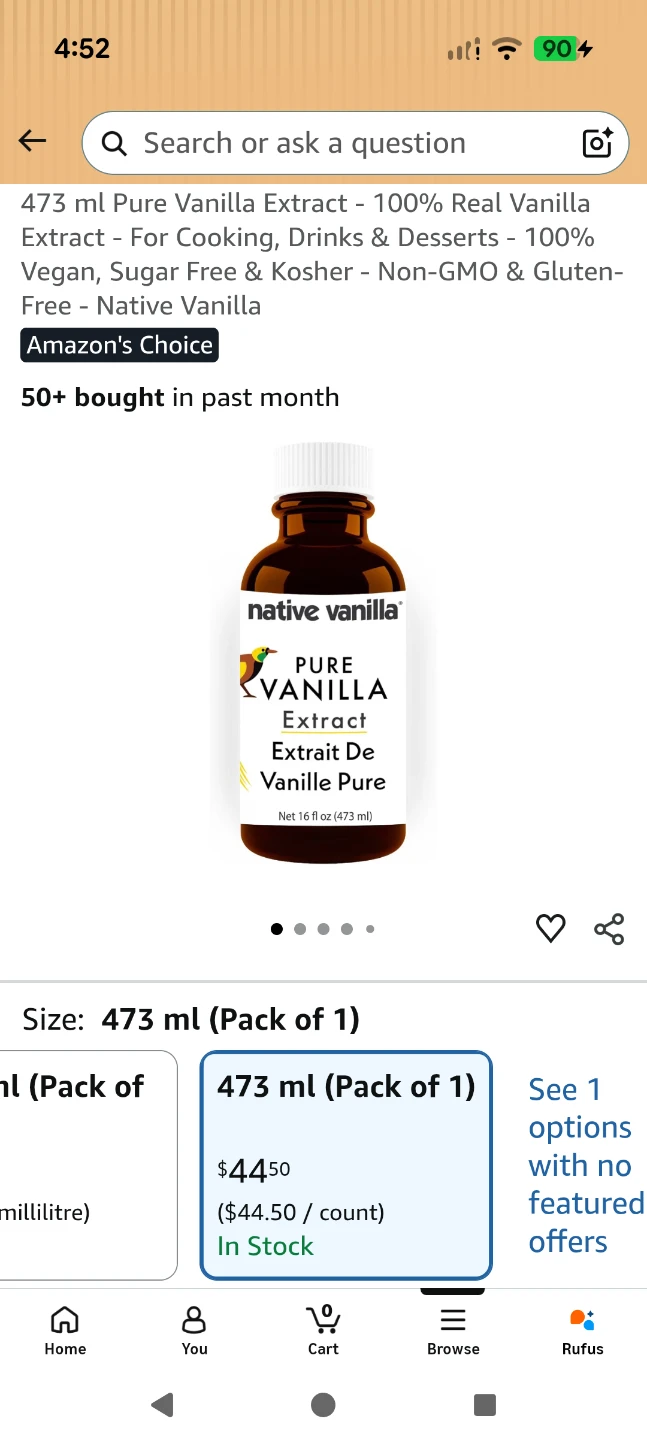 Brand New Sealed Nati Vanilla Pure Vanilla Extract - photo 2