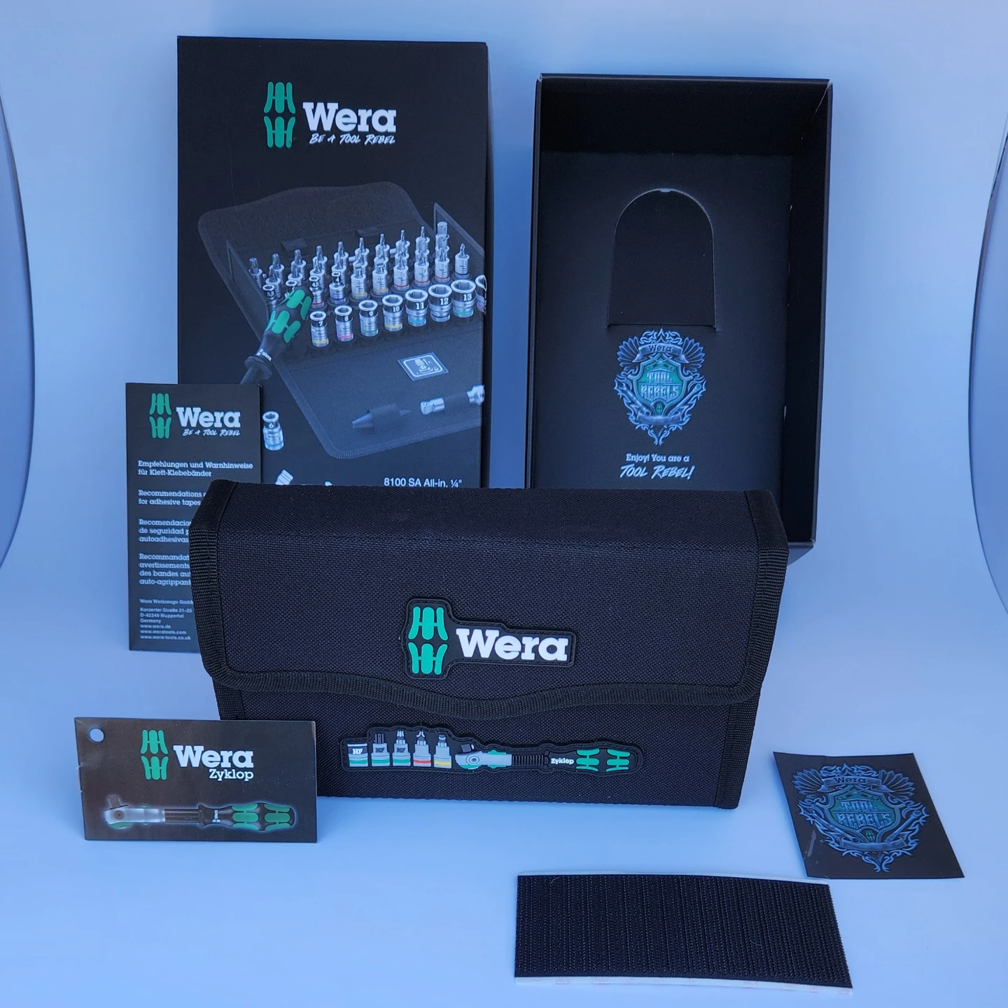 Wera 8100 SA All-in 1/4" Zyklop Ratchet Set