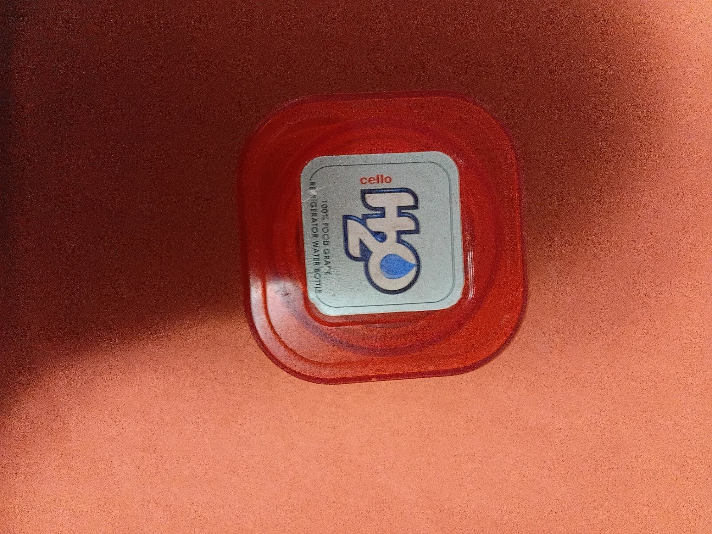 Cello H2O Red Refrigerator Water Bottle