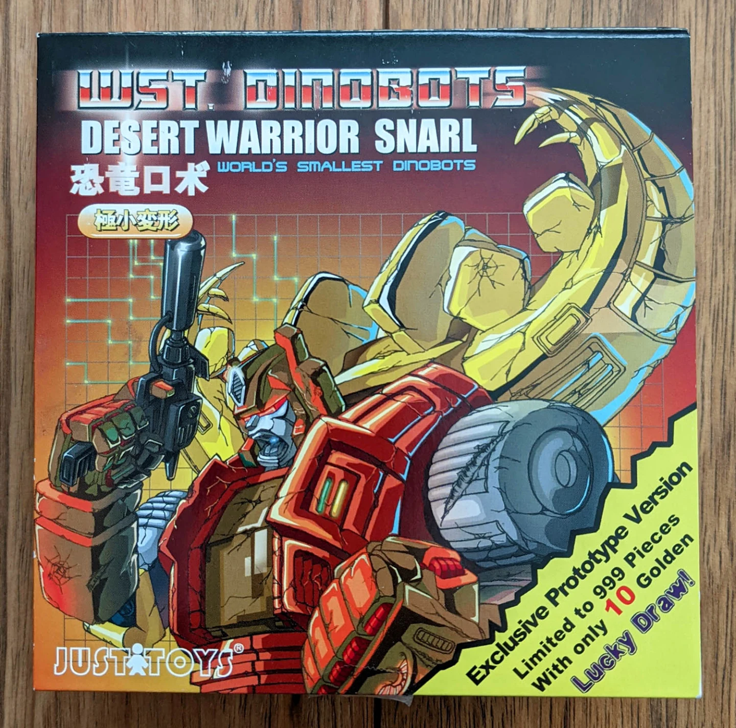 "Desert Warrior Snarl" - WST Dinobots - Justitoys - BRAND NEW