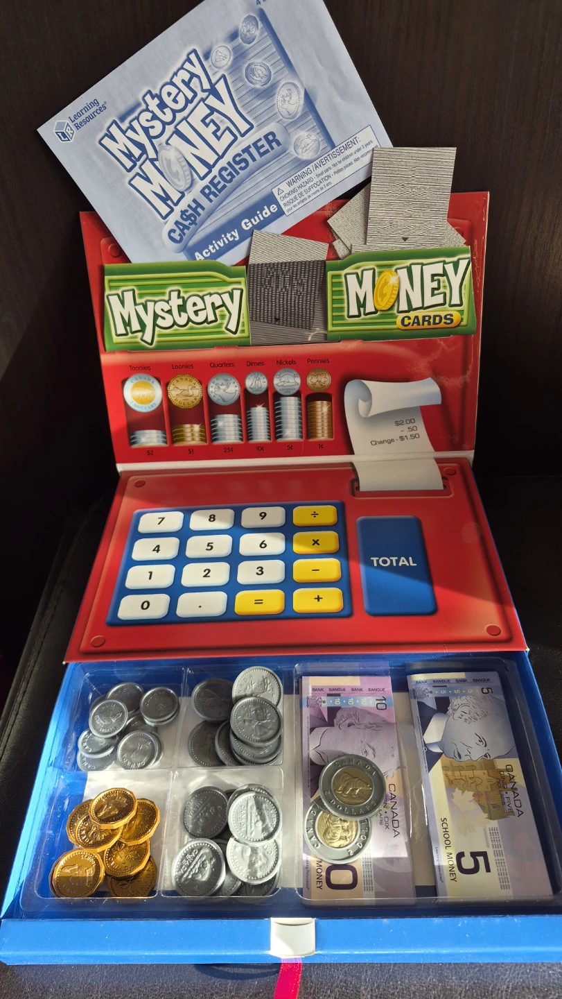 Learning Resources Mystery Money cash register!