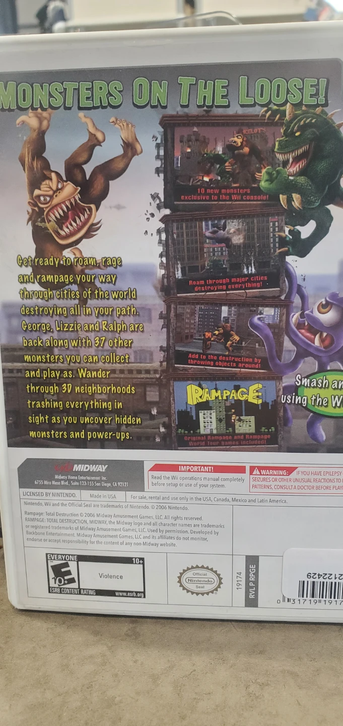 Rampage: Total Destruction for Wii - photo 2