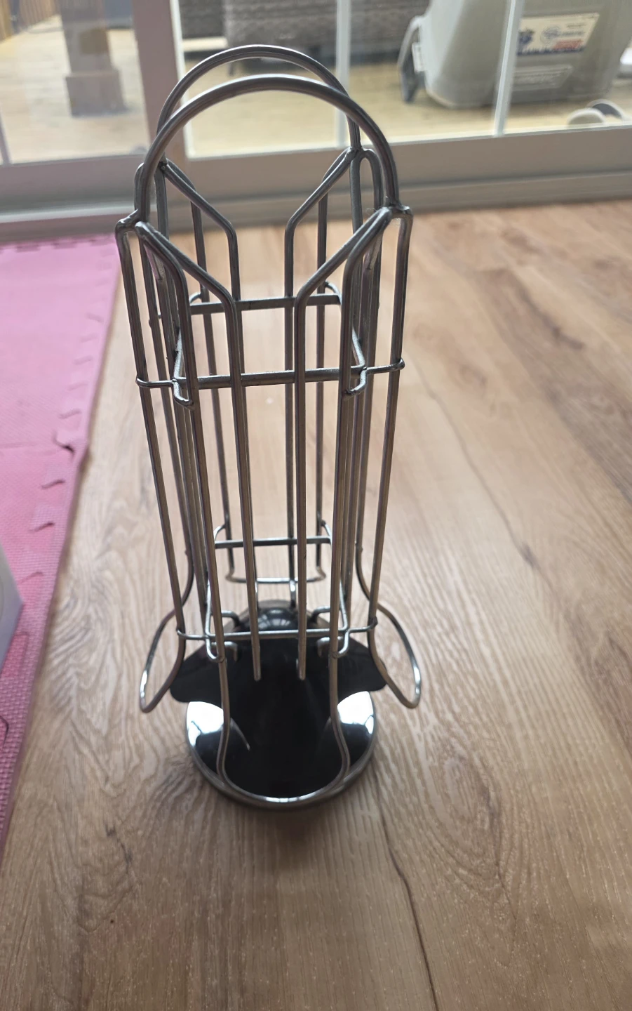 Silver Metal Coffee Pod Holder