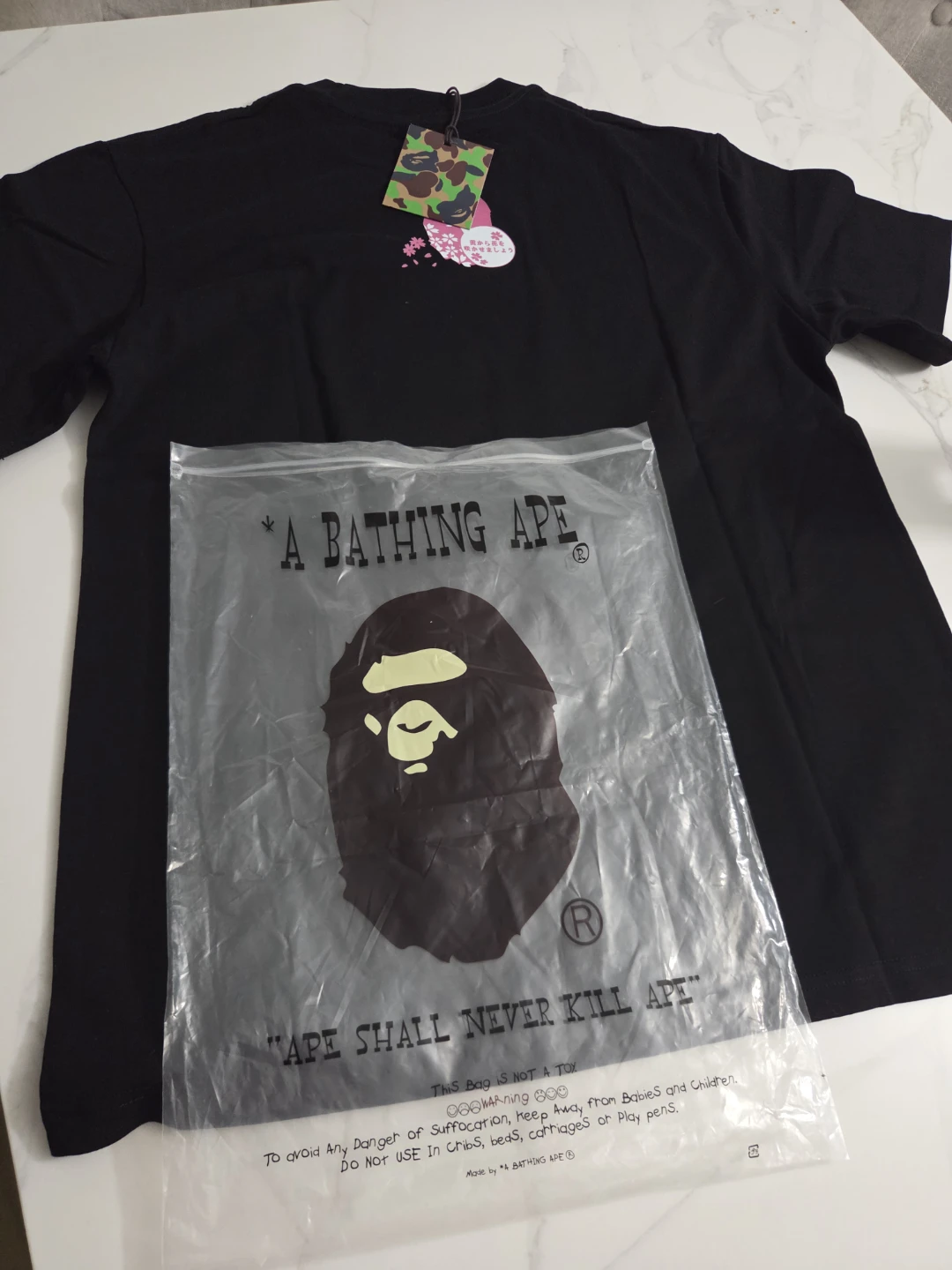A Bathing Ape Cherry Blossom Graphic T-Shirt - photo 2