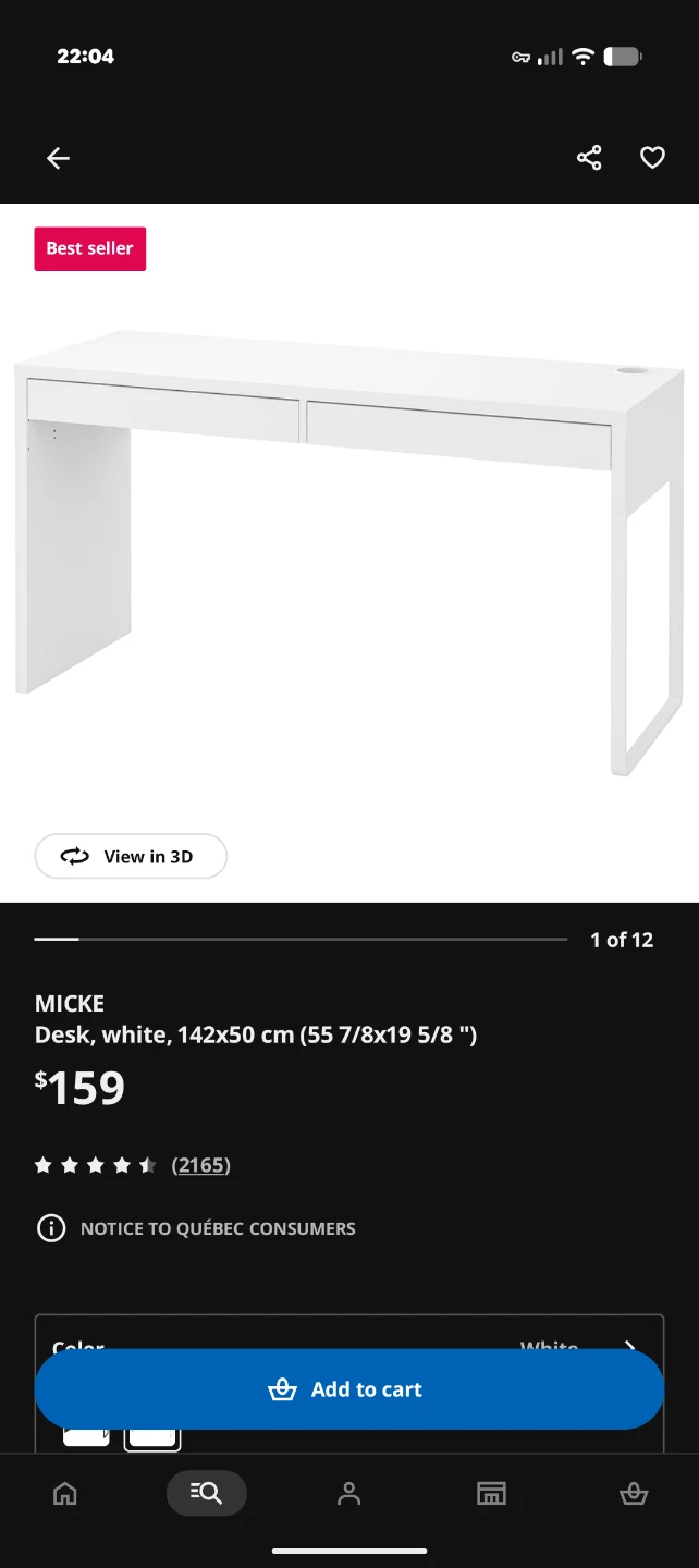Ikea desk - photo 3