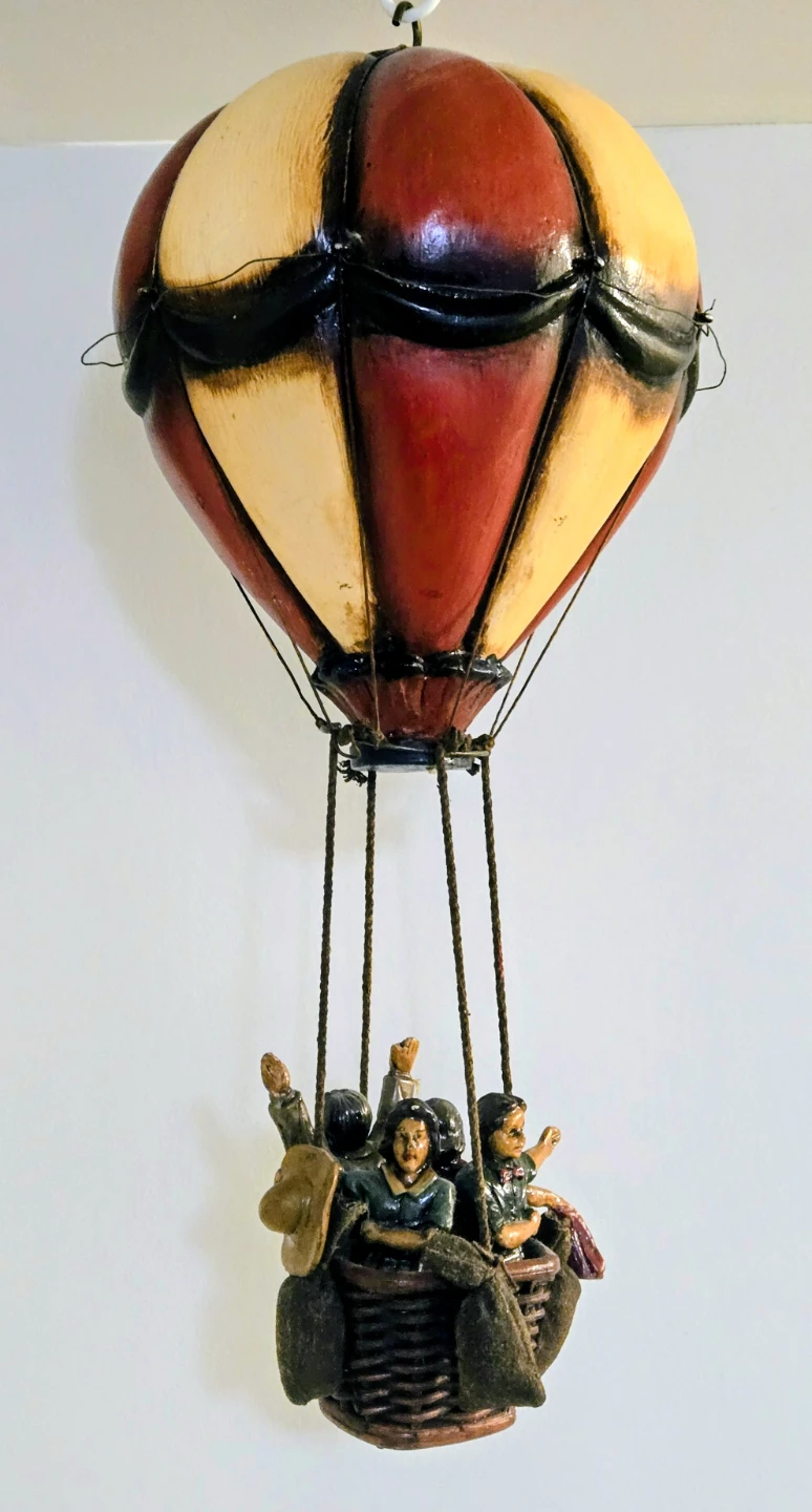 Rare Matching Pair 1970's A. Agohob Hot Air Balloons - photo 3