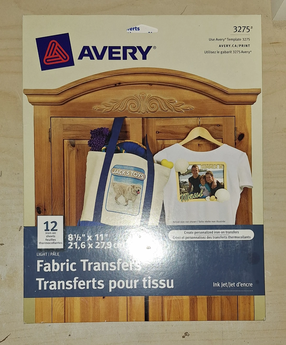 Avery Fabric Transfers 3275🏈