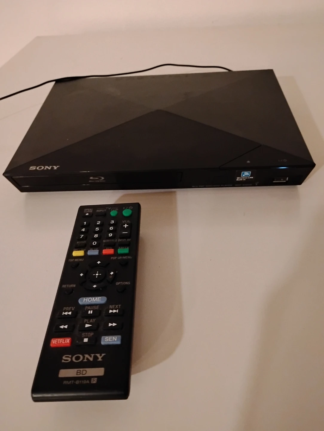 Sony Blu-ray Disc Player with Remote