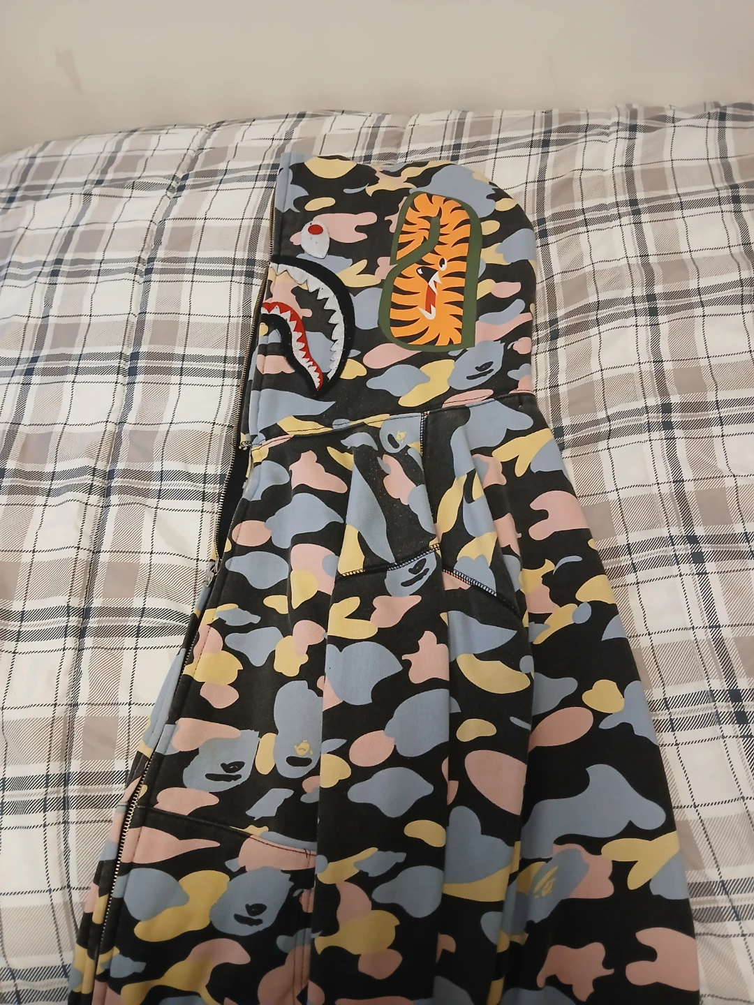 BAPE Shark Camo Full-Zip Hoodie