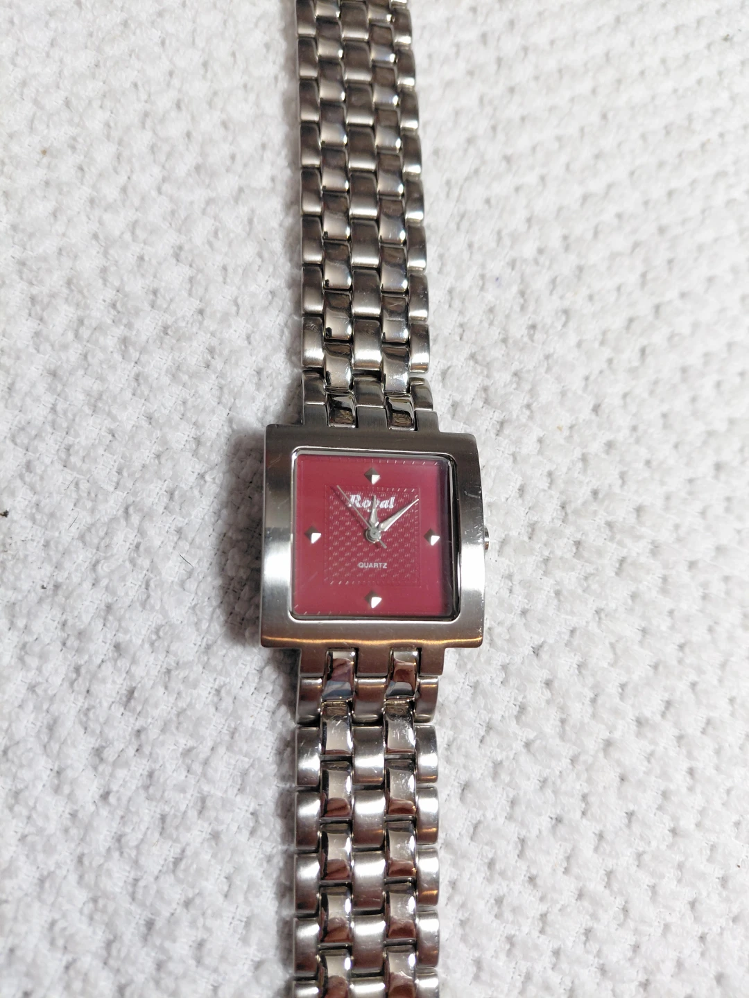 Royal Quartz Burgundy Ladies Watch