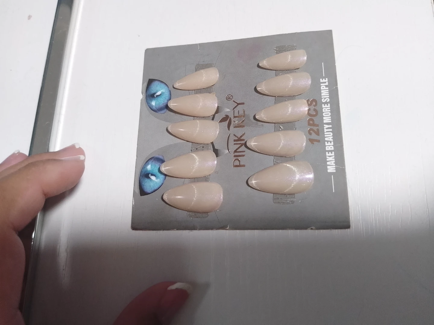 PINK Cat Eye Press-on Nails