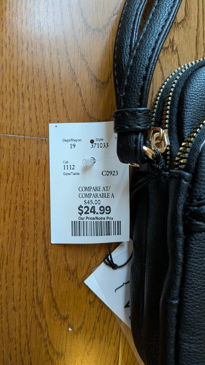 Black Vegan Cell Phone Crossbody Bag - photo 3