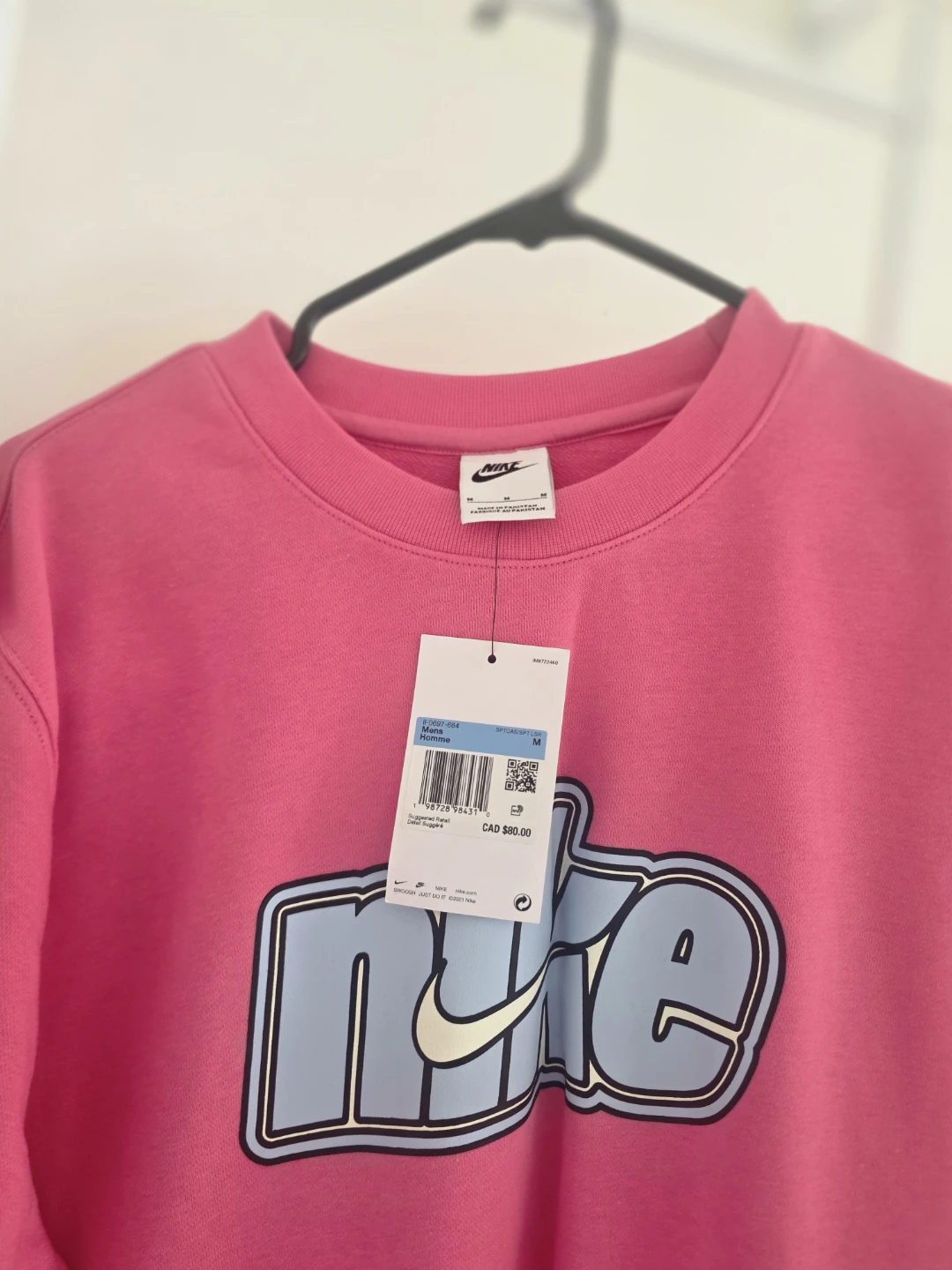 Nike Pink Crewneck and Shorts Set - photo 2