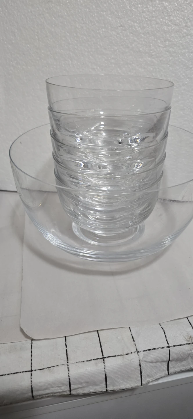 6 pieces Glass bowl set