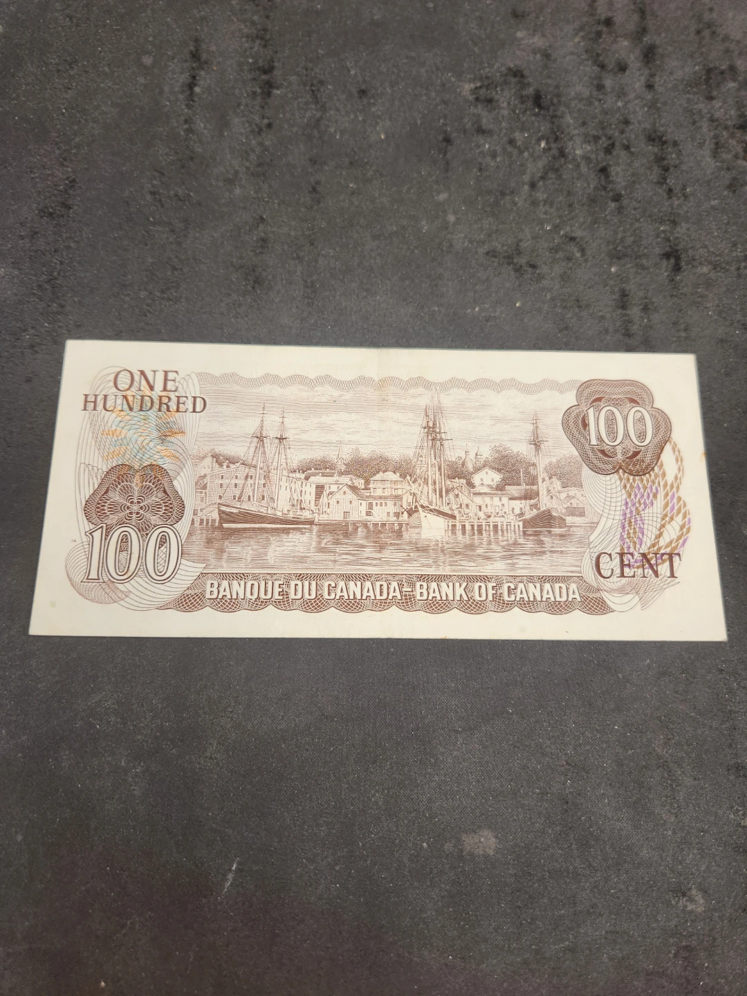 Vintage 1975 Canadian $100 Bank Note - photo 2