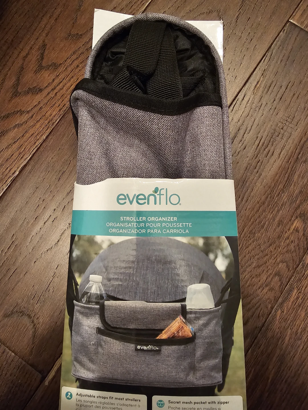 Evenflo Stroller Organizer - Gray Melange - photo 3