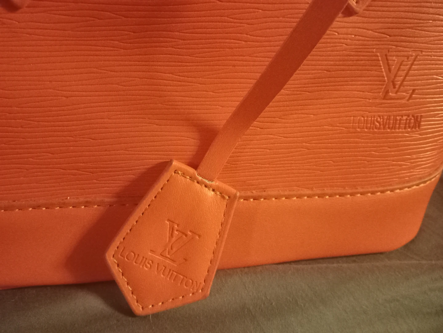 Louis Vuitton Orange Alma Bag - photo 2