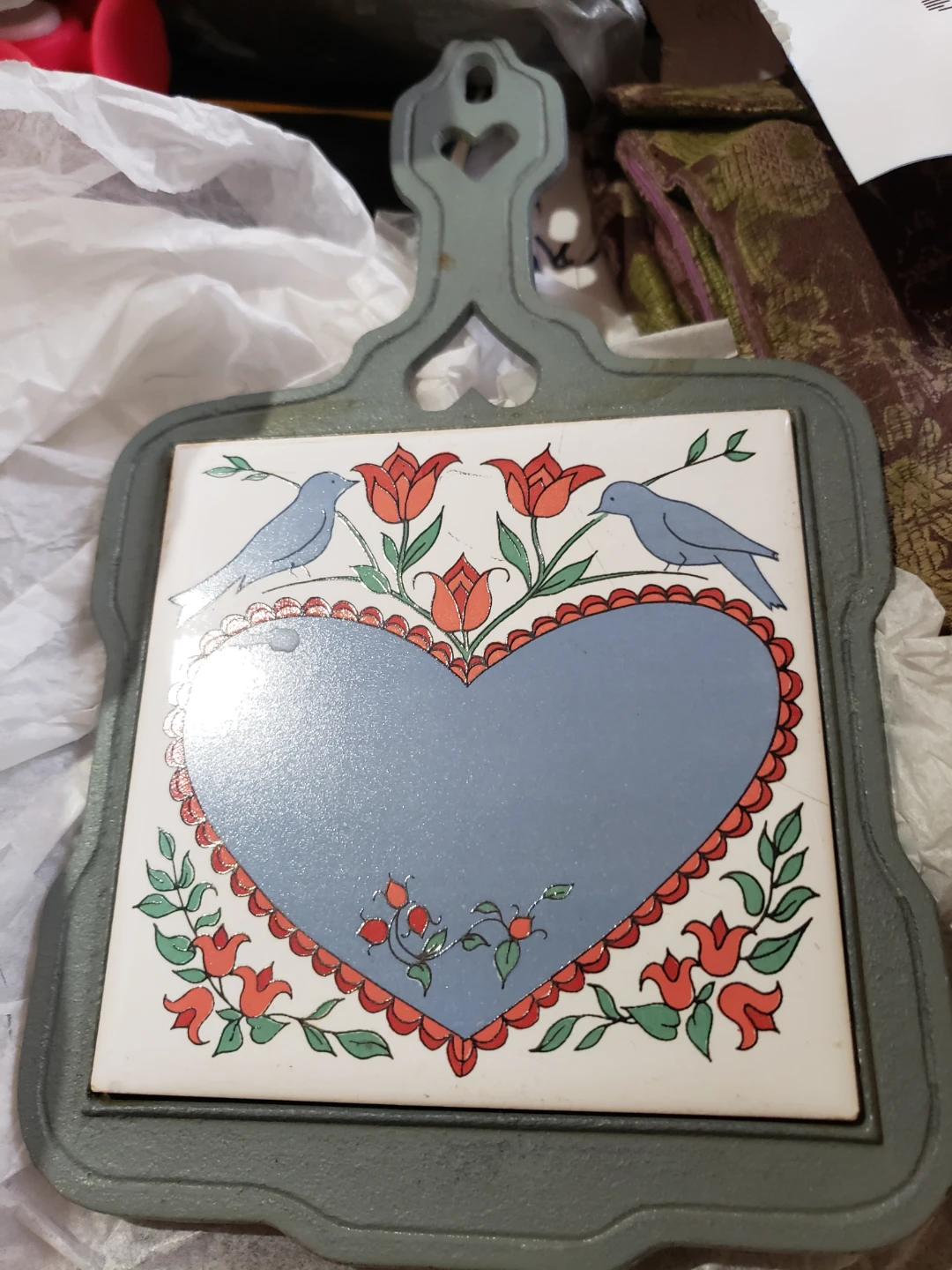 Cathay Tile Cast Iron Trivet