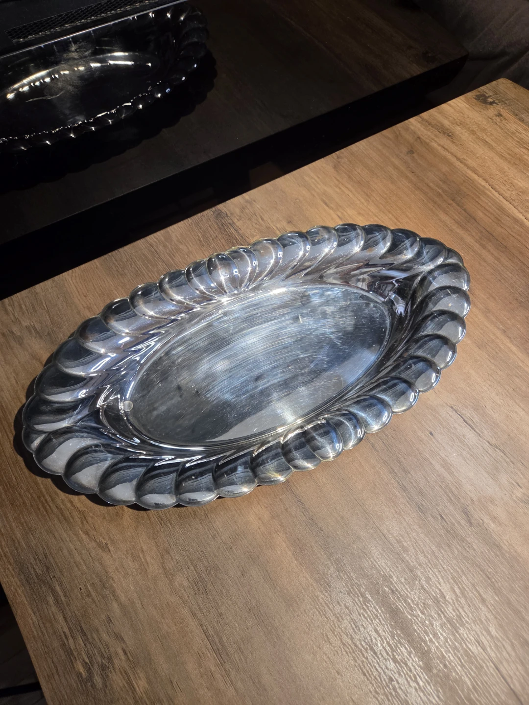Vintage Waverly Wm Rogers Silverplate Serving Tray - photo 5